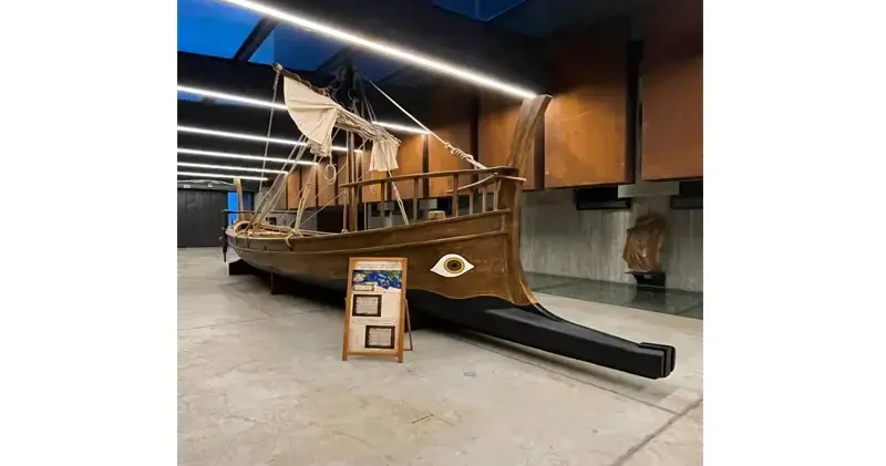 Odyssey destanındaki dönem teknesi, Troya Müzesi nde sergileniyor