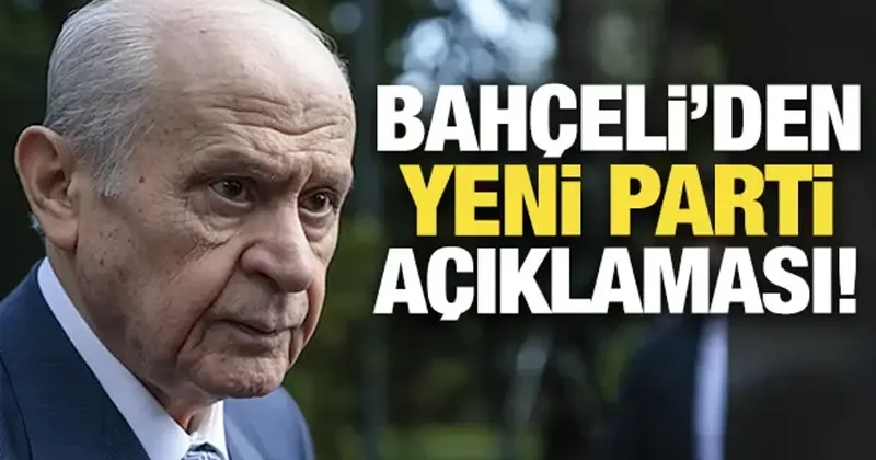 Bahçeli den yeni parti açıklaması! Vekil sayısına göre Hazine yardımı almalı
