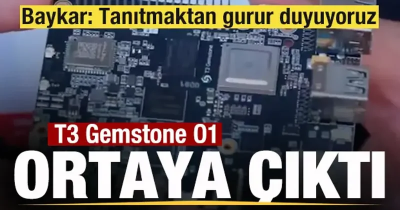 T3 Gemstone O1 ortaya çıktı! Baykar: Tanıtmaktan gurur duyuyoruz