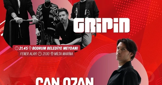 Bayram coşkusu Gripin ve Can Ozan la yaşanacak Muğla Haberleri Habertürk Yerel Haberler