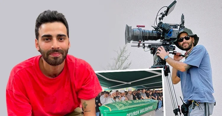 İstanbul da kazada hayatını kaybetmişti: Kameraman Deniz Küçükler, son yolculuğuna uğurlandı