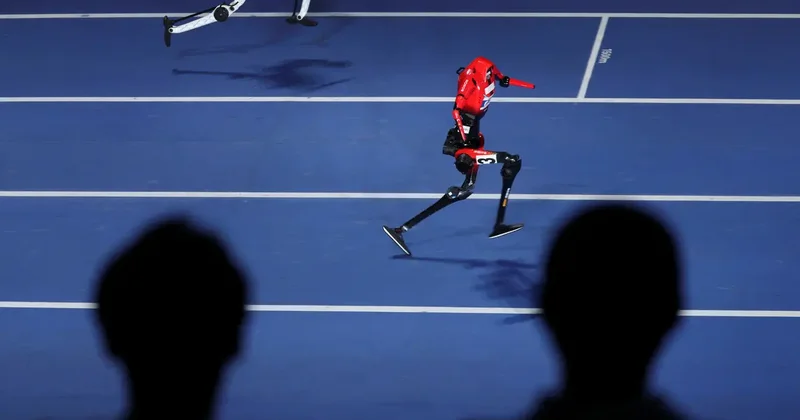 Bolt değil robot ! 100 metreyi bir çırpıda koşup dünyaca ünlü atletin rekorunu kırdı