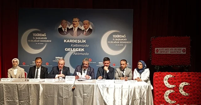 MHP Genel Başkan Yardımcısı Yıldız Tekirdağ da Yıldız dan Tekirdağ da Terörsüz Türkiye mesajı: Tarihî dönüm noktası Tekirdağ Haberleri Habertürk Yerel Haberler