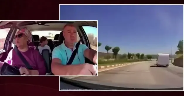 Sürücünün dikkati feci kazayı önledi...