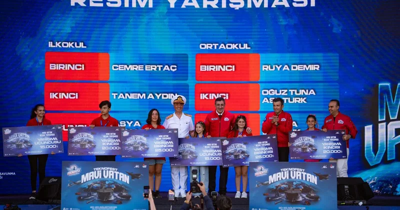 TEKNOFEST Mavi Vatan kapsamındaki yarışmalarda ödüller sahiplerini buldu