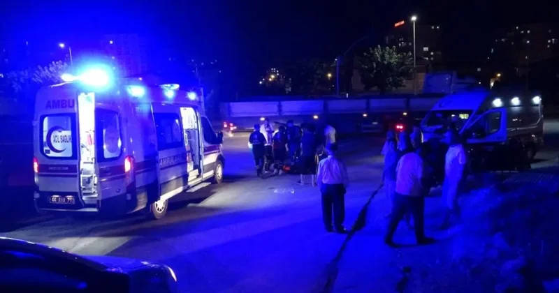 Malatya da otomobil motosiklete çarptı: 2 kardeş yaralandı
