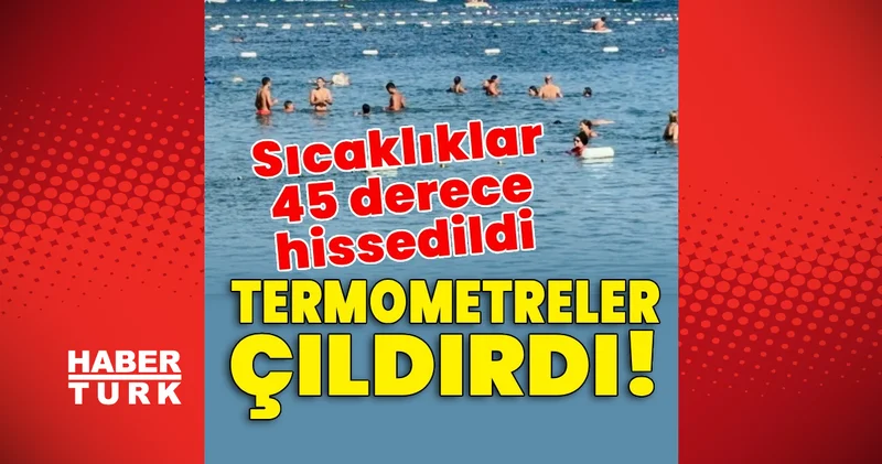Bodrum da kavurucu sıcaklardan bunalan tatilciler sahillerde denize akın etti