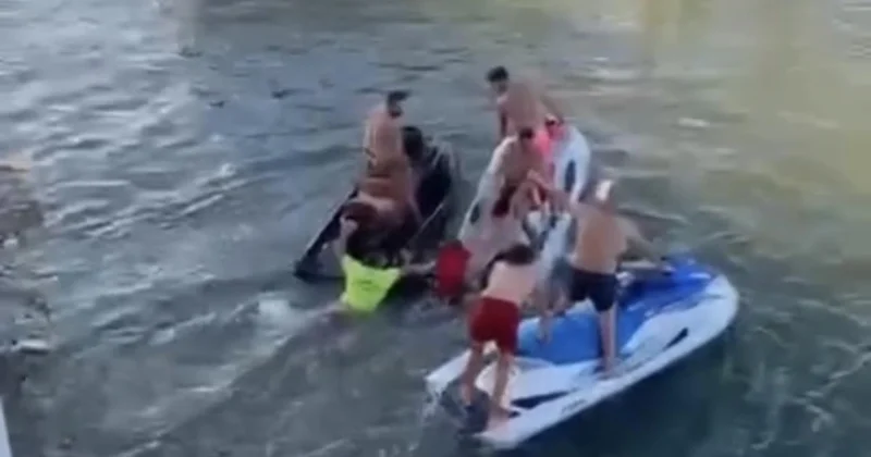 Köprünün ayağına çarpan jetskideki 1 kişi öldü, 1 kişi yaralandı