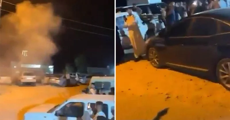 Bu nasıl eğlence! Düğündeki kutlama şekli ağızları açık bıraktı