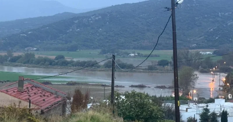 Gökçeada da sel ve heyelan