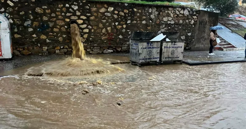 Aydın da sağanak: Çok sayıda ev ve işyerini su bastı