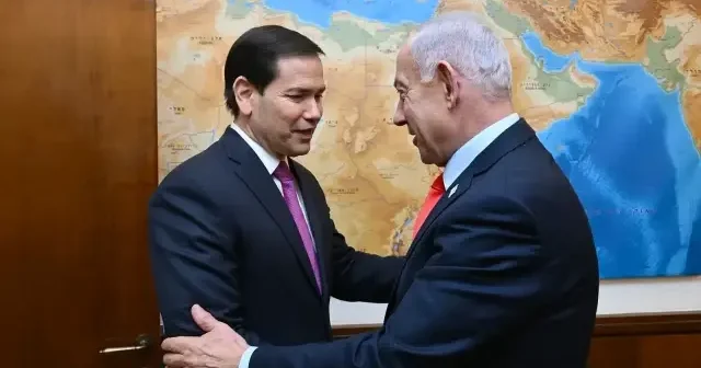 ABD Dışişleri Bakanı Rubio Netanyahu ile bir araya geldi: Orta Doğu haritası önünde poz verdiler Dünya Haberleri