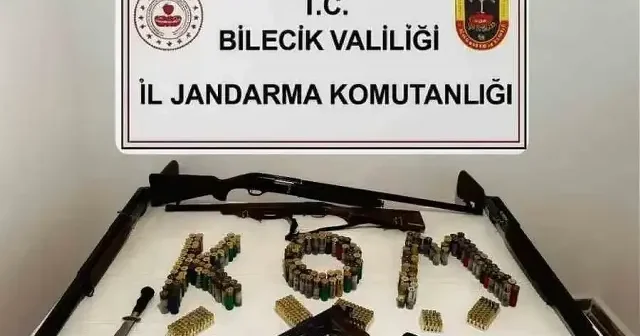 Evlerinden adeta cephanelik çıktı Bilecik Haberleri