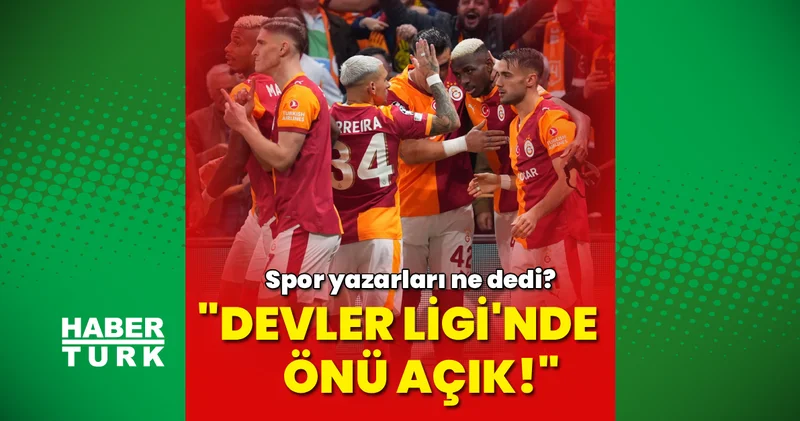 Spor yazarları Galatasaray ın Bodo/ Glimt galibiyetini değerlendirdi: Devler Ligi nde önü açık! Futbol Haberleri
