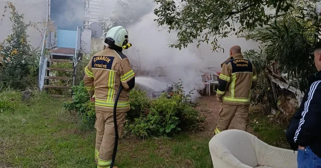 Çınarcık ta şarjdaki elektrikli motosiklet yandı Yalova Haberleri