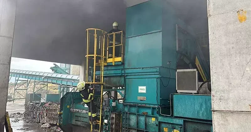 Milas ta katı atık tesisinde patlama: 3 yaralı