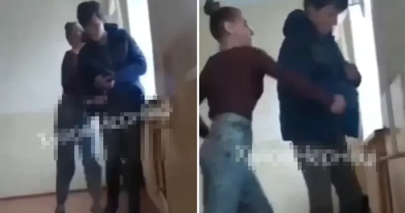 Kız öğrenci defalarca yumruk attı, sonra yaşananlar olay