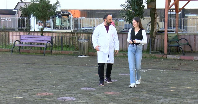 Mezun olduğu okulda ilk öğretmeniyle meslektaş oldu Rize Haberleri