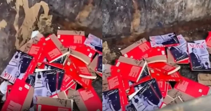Lisede Nutuk kitapları çöpe atıldı, CHP den sert tepki geldi Sözcü Gazetesi