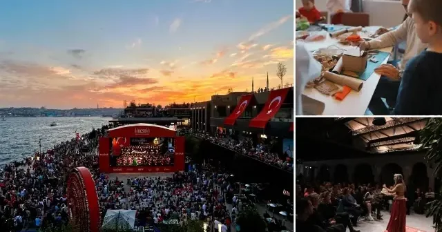 Cumhuriyet Bayramı coşkusu Galataport ta Gündem Haberleri