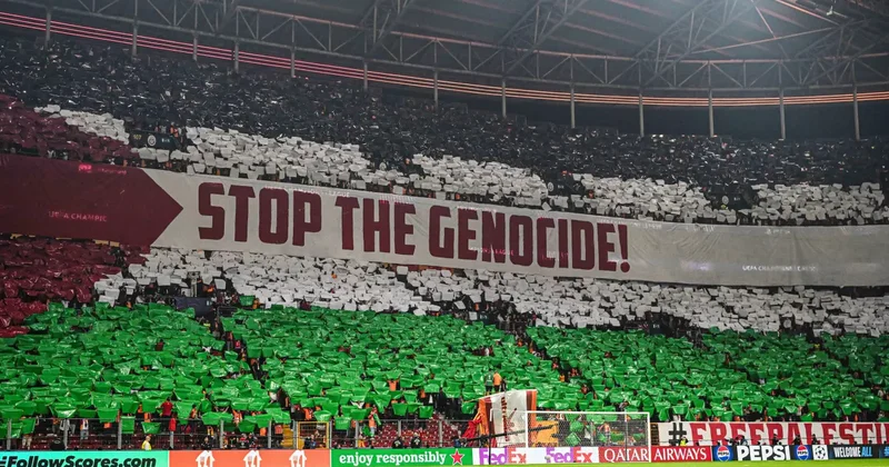 UEFA ikiyüzlülüğünü gösterebilir! Galatasaray a Filistin için ceza iddiası