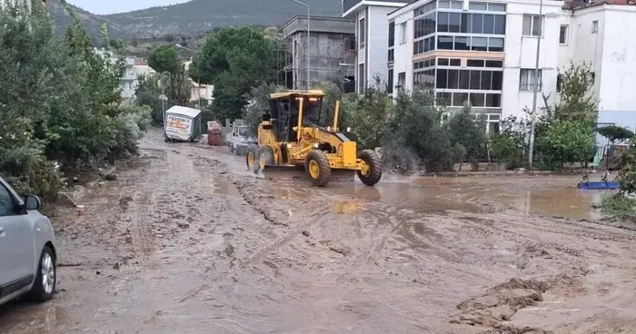 Aliağa Belediyesinden sel bölgesine destek