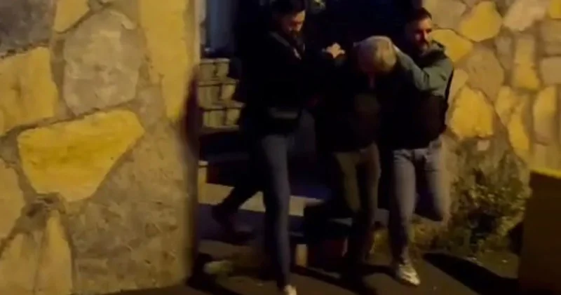 Sarıyer de kendisine havlayan sokak köpeğini ezen cani yakalandı