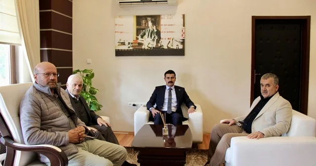 Hamamözü Belediye Başkanı Demir, Kaymakam Arslan ı ziyaret etti Amasya Haberleri