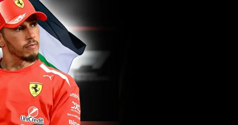 Dünyaca ünlü pilot Lewis Hamilton bir kez daha Filistin e destek verdi!