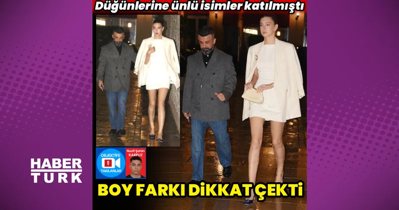 Itır Esen ile eşi Engin Aykanat arasındaki boy farkı dikkat çekti
