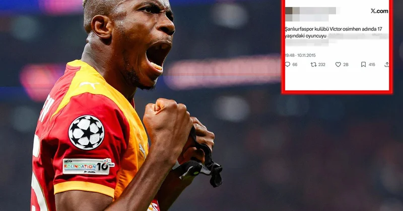 Osimhen için 11 yıl önce yazdıkları olay oldu! Şimdi milyonlar konuşuyor