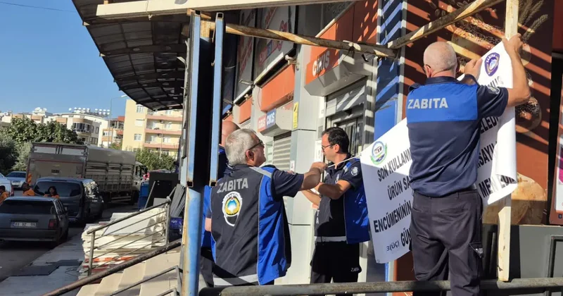 Antalya da tarihi geçmiş ürün satan zincir market mühürlendi