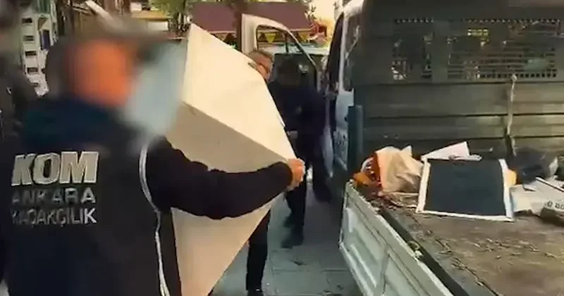 Ankara da kaçak elektronik sigara ve tütün operasyonu: 9 gözaltı