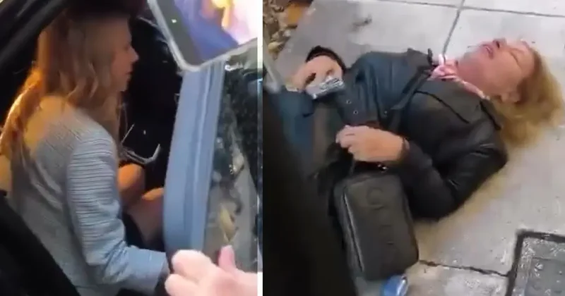 Bulgaristan’da olay görüntüler! Soru sormak isteyen gazeteciyi müdahalesiyle bayılttı