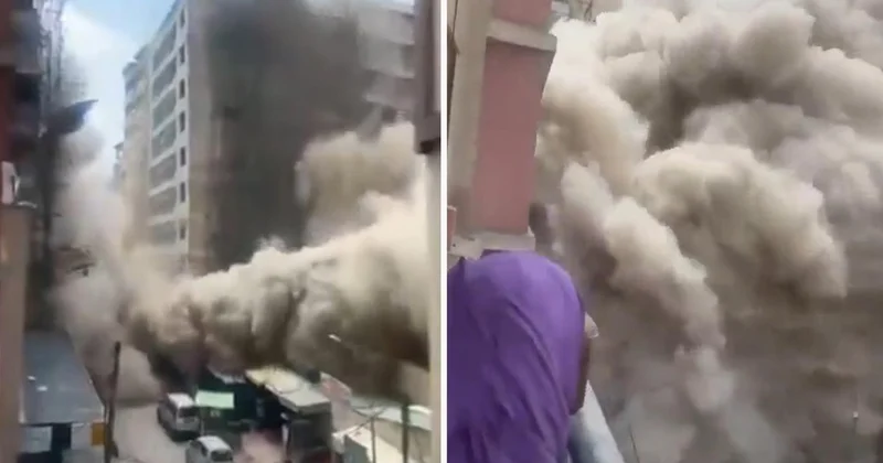 Nairobi Eastleigh de 12 katlı inşaat halindeki bina çöktü, enkazda kalanlar olabilir
