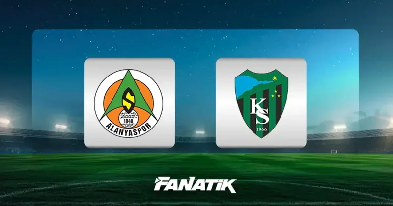 CANLI Alanyaspor Kocaelispor (Süper Lig 9. hafta karşılaşması)
