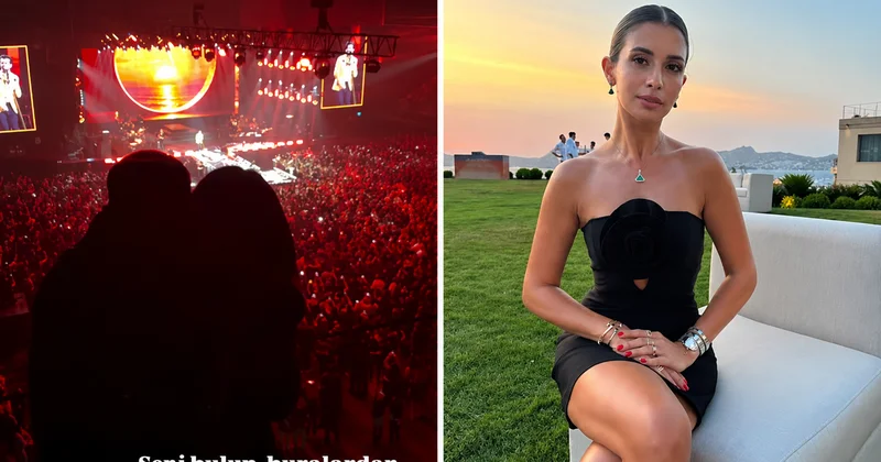 Buse Terim’den sevgilisiyle romantik konser paylaşımı