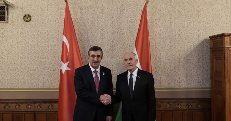 Cumhurbaşkanı Yardımcısı Yılmaz, Macaristan Cumhurbaşkanı Baka ile bir araya geldi