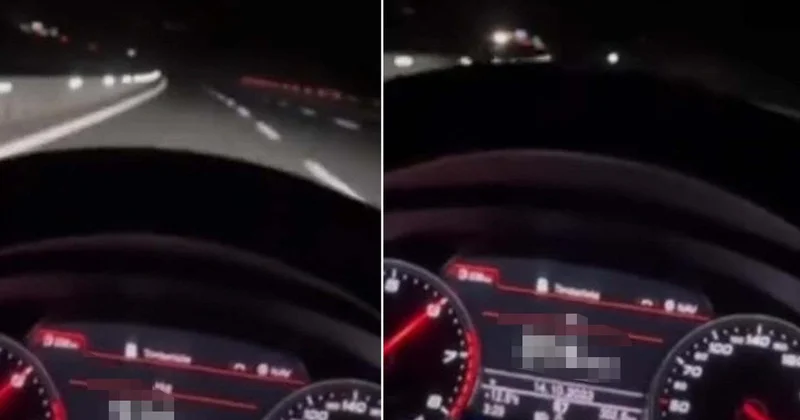 314 km hız görüntüsünü paylaşan sürücüye İzmir de 25 bin TL ceza kesildi