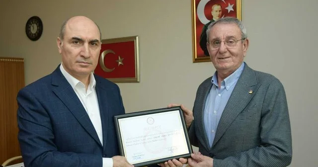 Samsun TSO başkanlığına yeniden seçilen Murzioğlu mazbatasını aldı Samsun Son Dakika Haberleri Habertürk Yerel Haberler