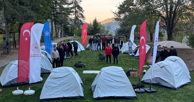 Üniversiteli gençlere Samandere kampı Doğayla ve spor etkinlikleriyle buluştular Düzce Son Dakika Haberleri Habertürk Yerel Haberler