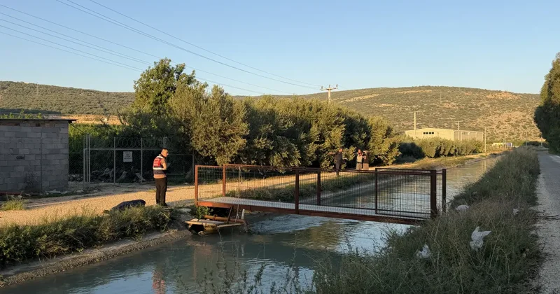 Sulama kanalında cesedi bulundu