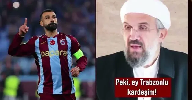 Trabzonspor un Salah tezahüratına ilahiyatçı Şenocak tan uyarı