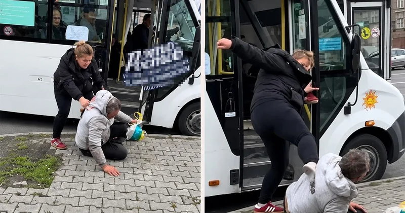 Küçük kıza taciz iddiası! Öfkeli kadın adamı tekme tokat dövdü
