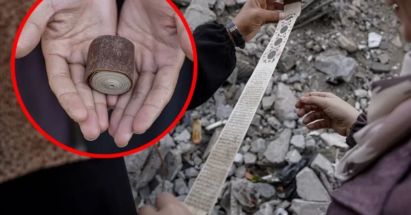 Gazze deki enkazdan çıkan hazine değerinde koleksiyon