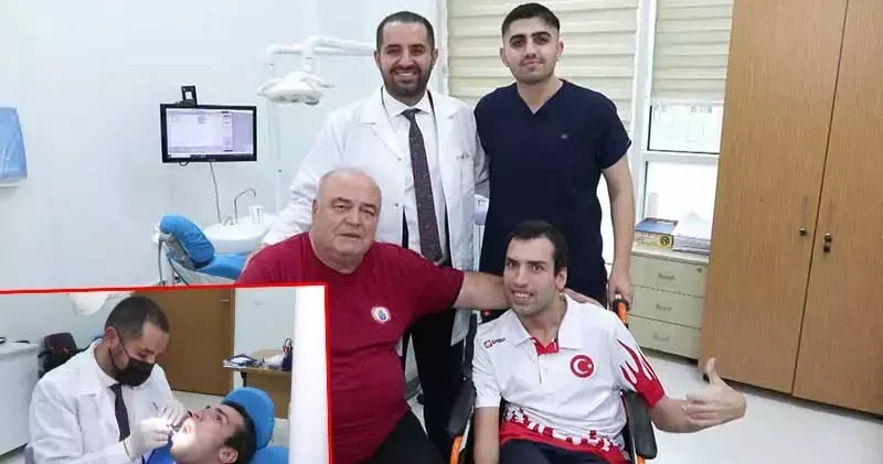 West sendromlu yüzücü, genel anesteziyle diş tedavisi olabildi