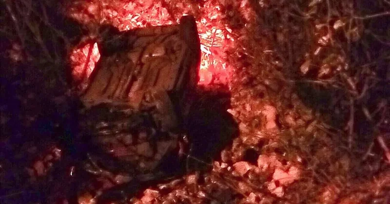 Menteşe’de araç dereye uçtu: 1 yaralı