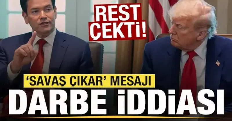 Darbe iddiası! ABD ye rest çekti! Savaş çıkar mesajı