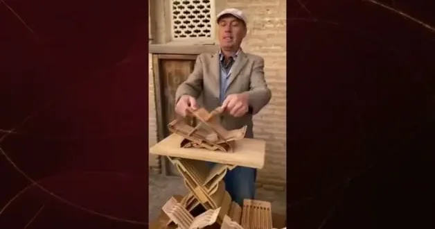 Özbekistan da el işi rahle görenleri mest etti!