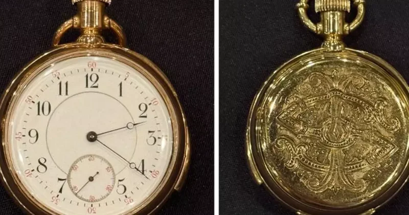 Titanic faciasından kalan altın cep saati rekor fiyata alıcı buldu
